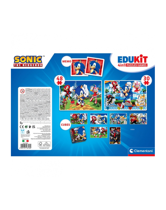 Clementoni Edukit 4w1 Sonic 18318 główny