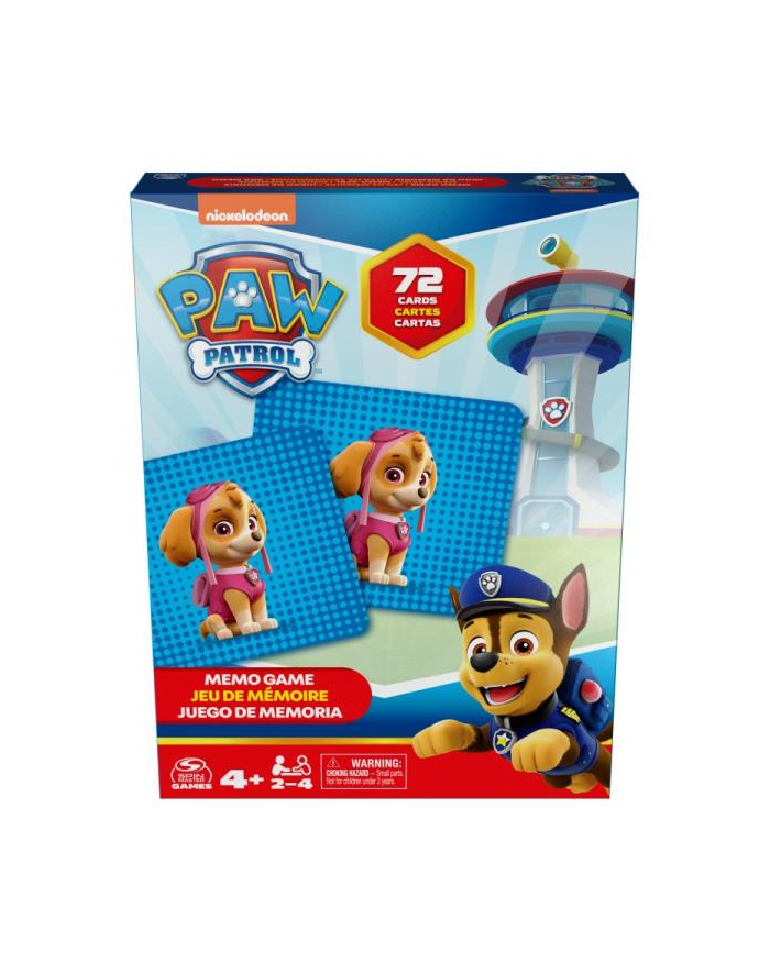 PAW PATROL Psi Patrol gra Memo 72 karty 6066834 p6 Spin Master główny