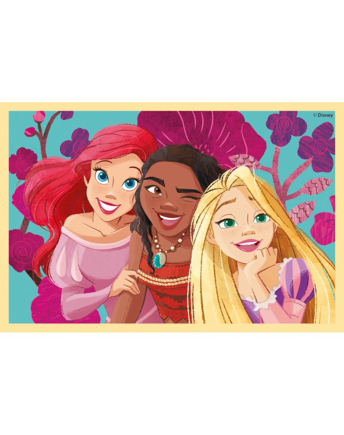 Clementoni Klocki obrazkowe 6el Księżniczki 40660 główny