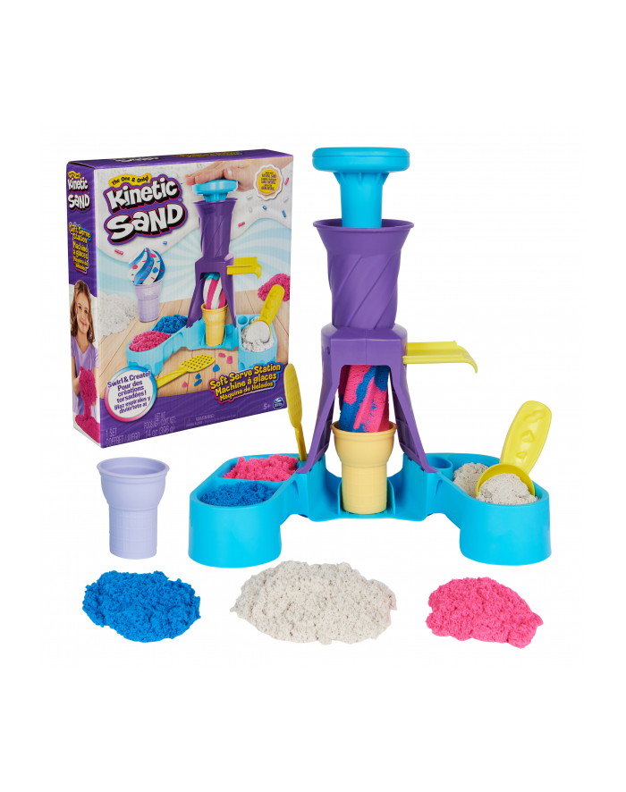 Kinetic Sand Piasek kinetyczny Wytwórnia lodów 6068385 p4 Spin Master główny