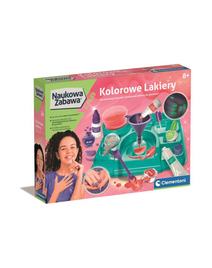 Clementoni Naukowa zabawa. Kolorowe lakiery. 50890 główny