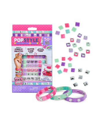 Cool Maker Zestaw do tworzenia bransoletek PopStyle Glitter 'amp; Gem Expansion Pack 6068666 p6 Spin Master