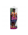 Barbie Lalka Fashionistas Ken T-shirt biało-pomarańczowe fale HRH23 MATTEL - nr 1