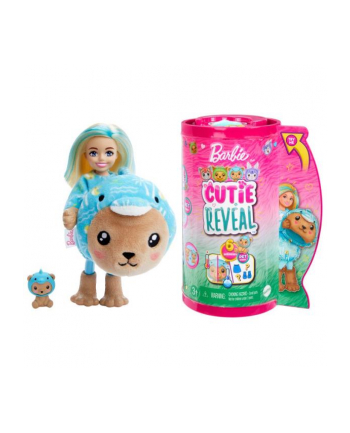 Barbie Cutie Reveal Chelsea Lalka Miś-Delfin HRK30 MATTEL