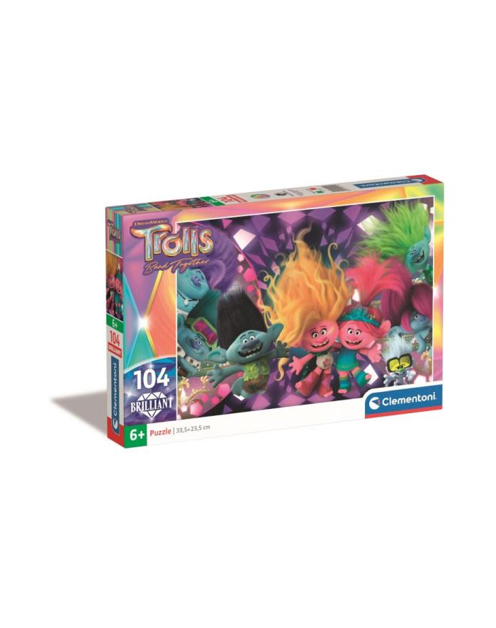 Clementoni Puzzle 104el brilliant Trolls 3 20191 główny