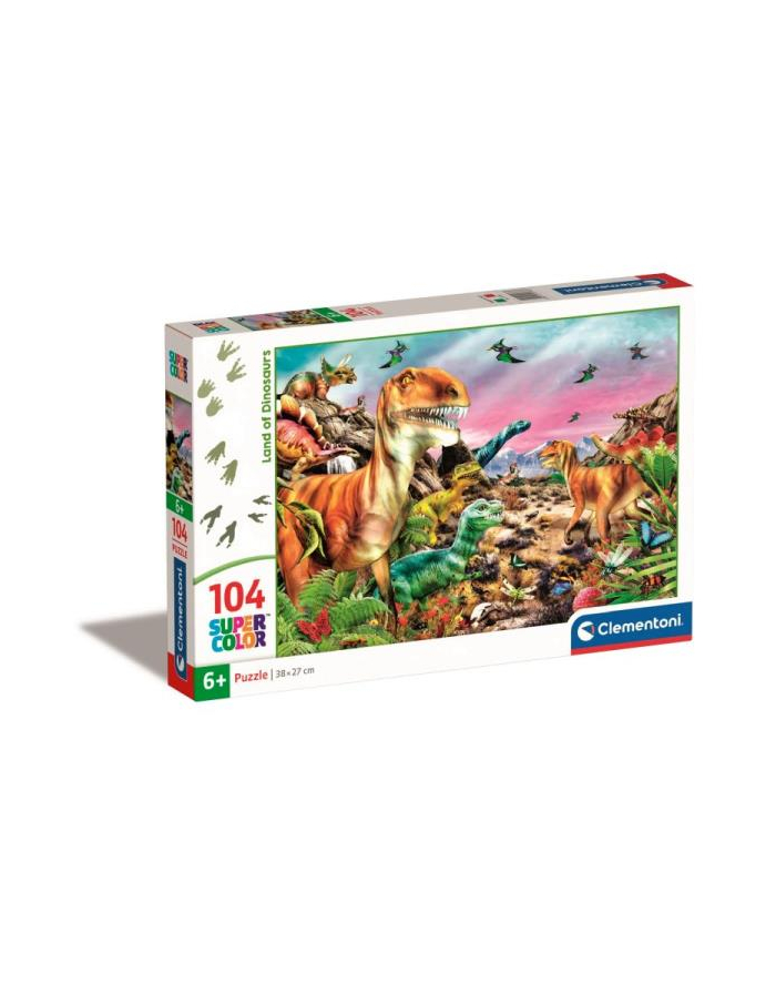 Clementoni Puzzle 104el Super Kraina Dinozaurów 25768 główny