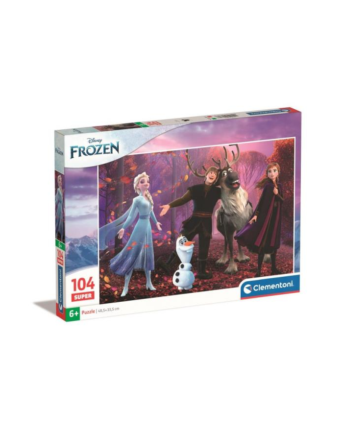 Clementoni Puzzle 104el Super Frozen Kraina Lodu 25771 główny