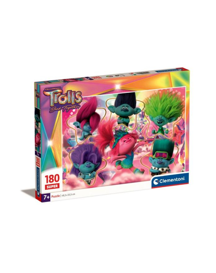 Clementoni Puzzle 180el Super Trolls 3 29069 główny