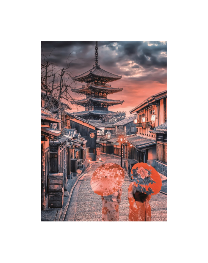 Clementoni Puzzle 500el Wieczór w Kioto 35525 główny