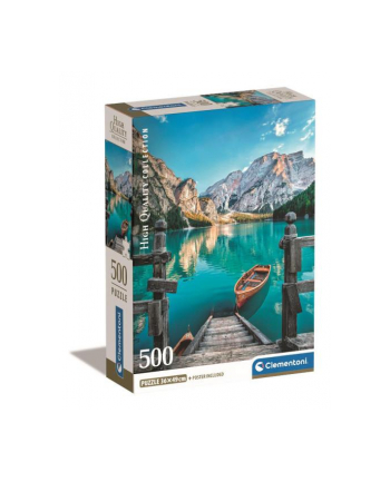 Clementoni Puzzle 500el Compact Braies Lake 35538