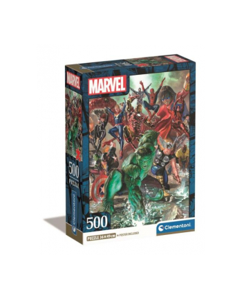 Clementoni Puzzle 500el Compact Marvel The Avengers 35546