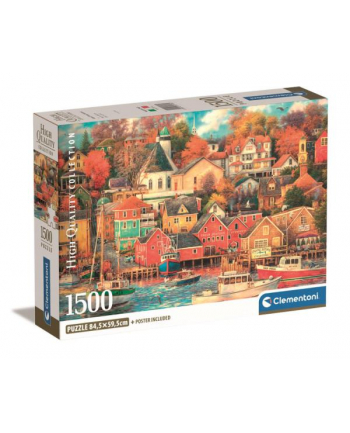 Clementoni Puzzle 1500el Compact Good Times Harbor 31713