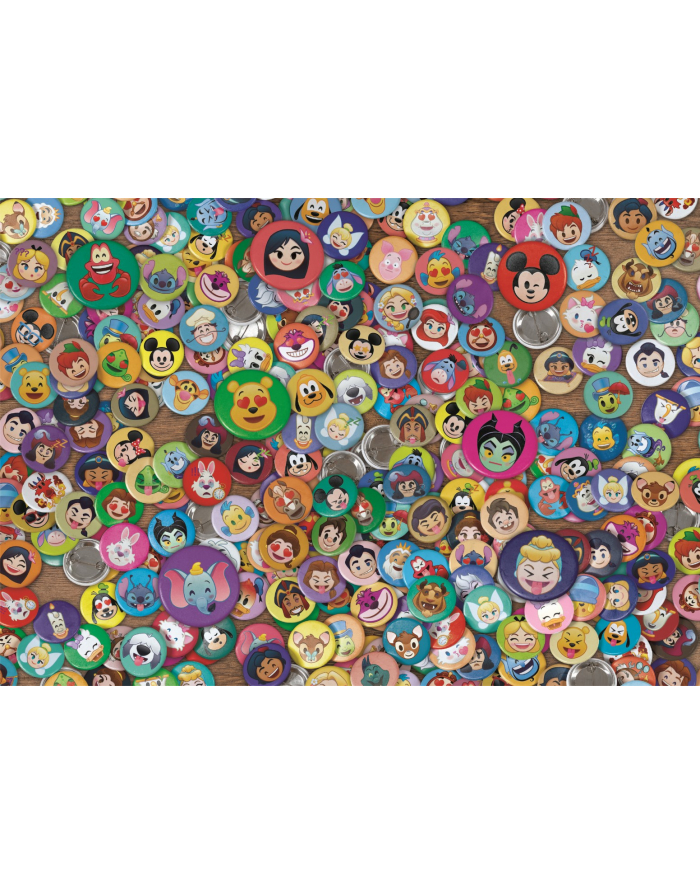 Clementoni Puzzle 1000el Compact Impossible Disney Emoji 39829 główny