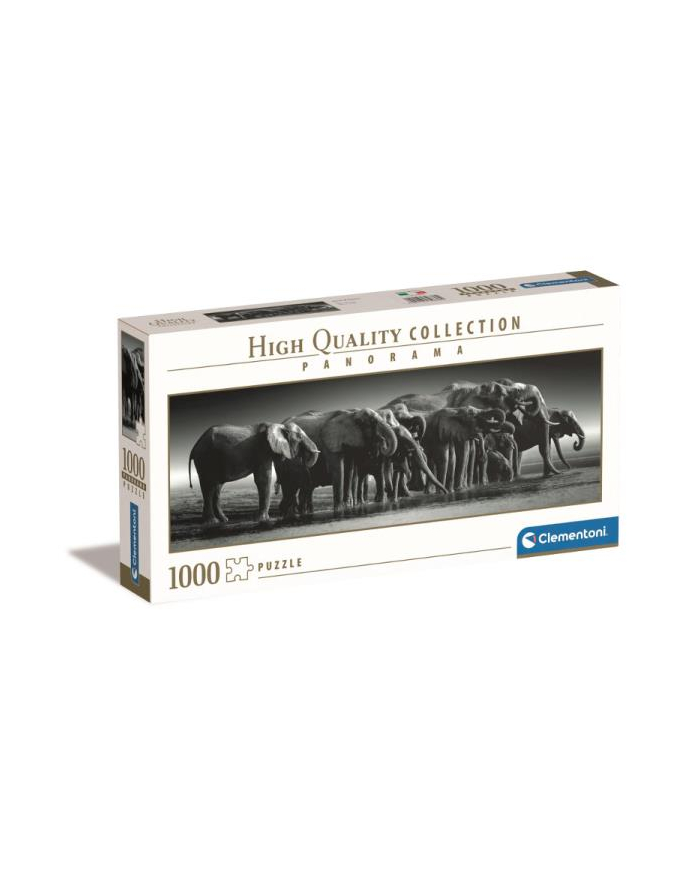 Clementoni Puzzle 1000el Panorama Stado olbrzymich słoni 39836 główny