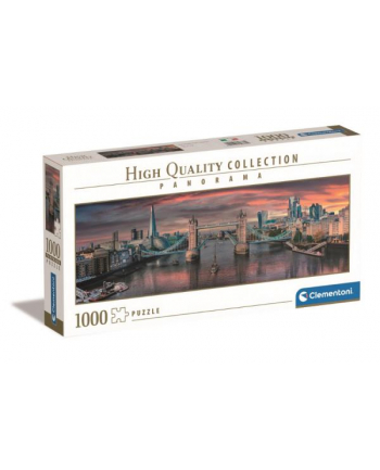 Clementoni Puzzle 1000el Panorama Po drugiej stronie Tamizy. Across the River Thames 39837