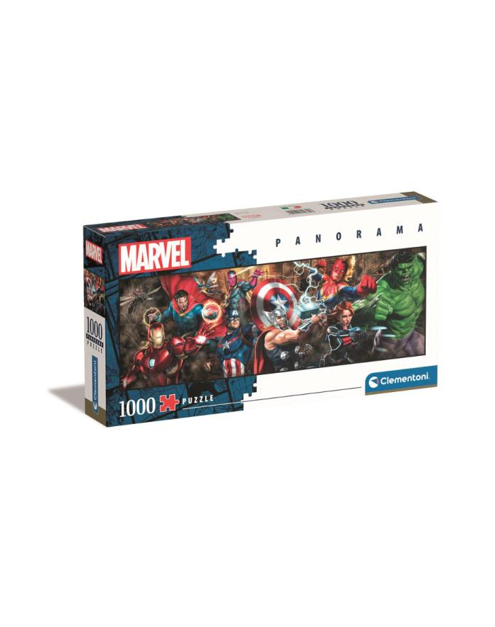 Clementoni Puzzle 1000el Panorama Marvel The Avengers 39839 główny