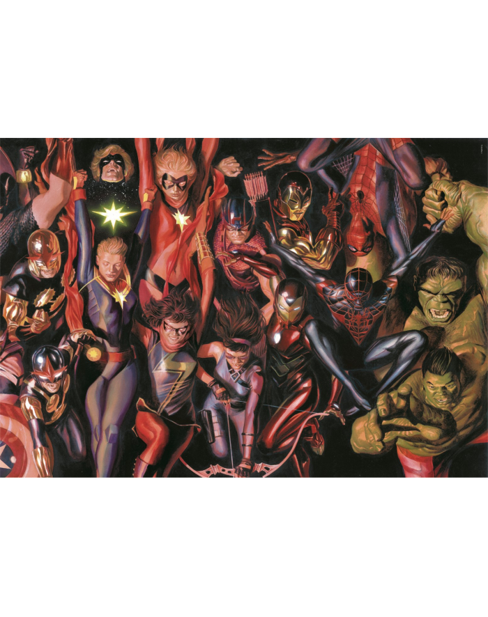 Clementoni Puzzle 1000el Compact Marvel The Avengers 39857 główny