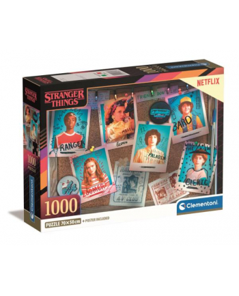Clementoni Puzzle 1000el Compact Netflix Strangers Things 39860