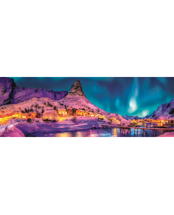 Clementoni Puzzle 1000el Panorama Colorful Night Lofoten Island 39870