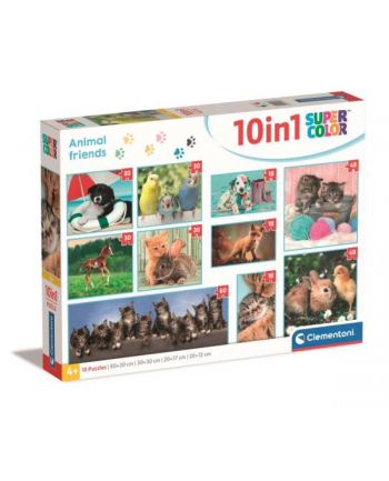 Clementoni Puzzle 10w1 Animal Friends 20283