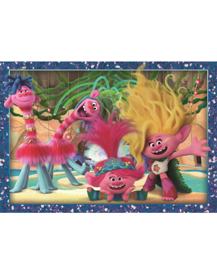 Clementoni Puzzle 4w1 Trolls 3 21527 główny