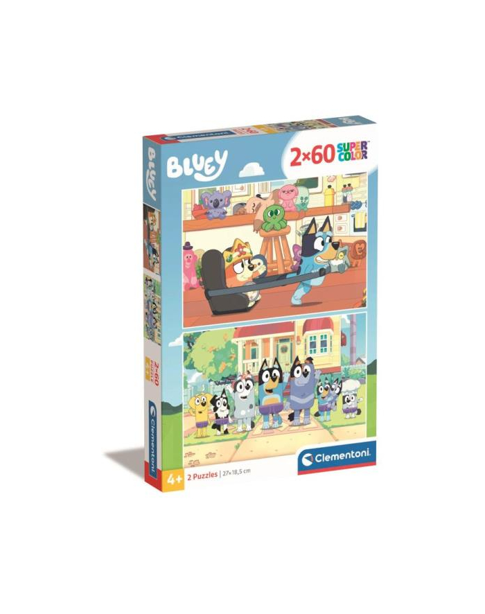 Clementoni Puzzle 2x60el Bluey 24813 główny