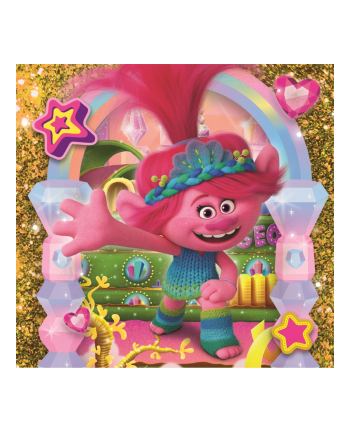 Clementoni Puzzle 3x48el SuperColor square Trolls 3 25292