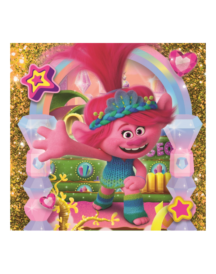 Clementoni Puzzle 3x48el SuperColor square Trolls 3 25292 główny