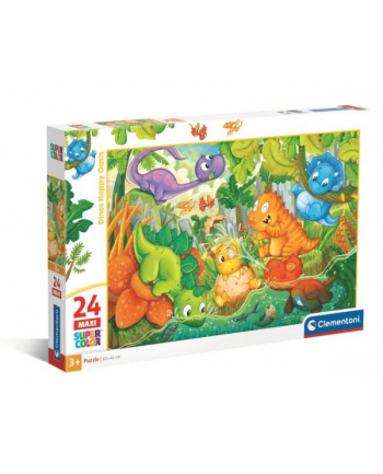 Clementoni Puzzle 24el Maxi Dinos Happy Oasis 28524