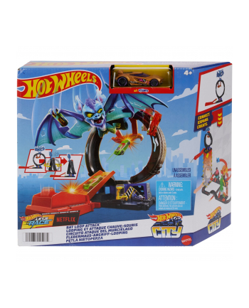 Hot Wheels City Pętla nietoperza HTN78 MATTEL