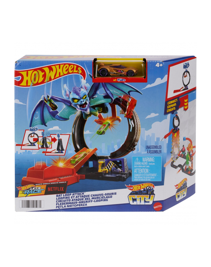 Hot Wheels City Pętla nietoperza HTN78 MATTEL główny