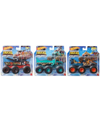 Hot Wheels Monster Trucks Big Rigs ciężarówka 6-kołowa 1:64 mix HWN86 MATTEL