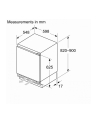 bosch Chłodziarko-zamrażarka podblatowa KUL22VFD0 - nr 2