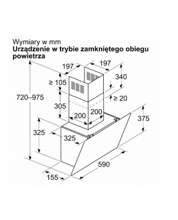 bosch Okap DWK65DK20 biały