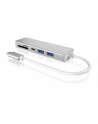 icybox HUB USB 3.0 typu C z 3 portami USB i czytnikiem  kart pamięci IB-HUB1413-CR - nr 5