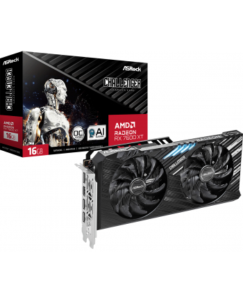 asrock Karta graficzna Radeon RX 7600 XT CHALLENGER 16G OC GDDR6 128bit