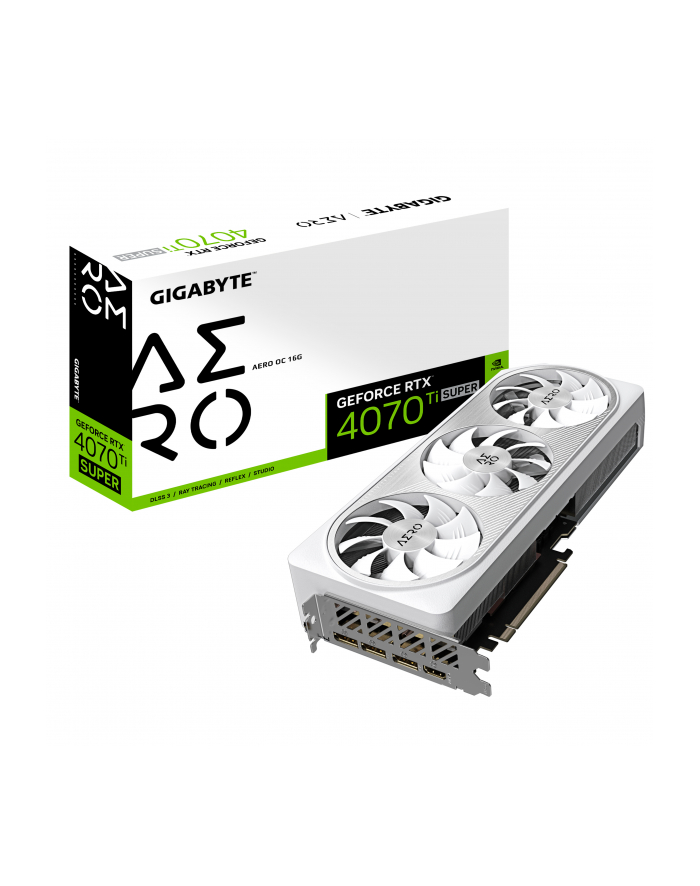 gigabyte Karta graficzna RTX 4070 Ti SUPER AERO OC 16G GDDR6X 256bit 3DP główny