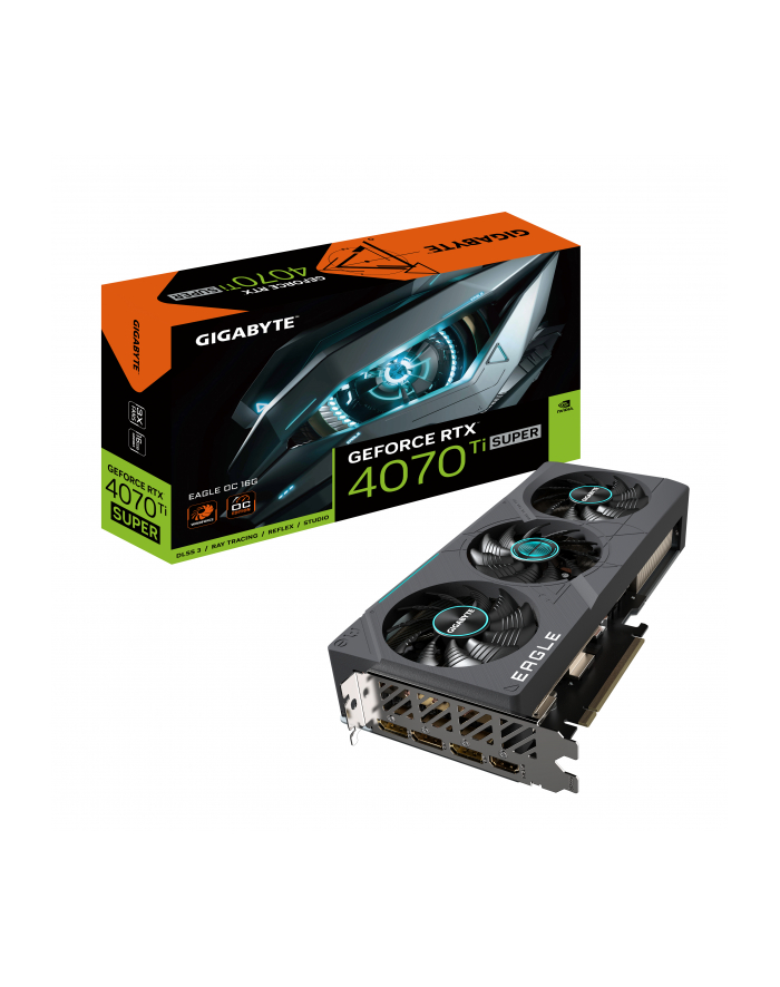 gigabyte Karta graficzna RTX 4070 Ti SUPER EAGLE OC 16G GDDR6X 256bit 3DP główny