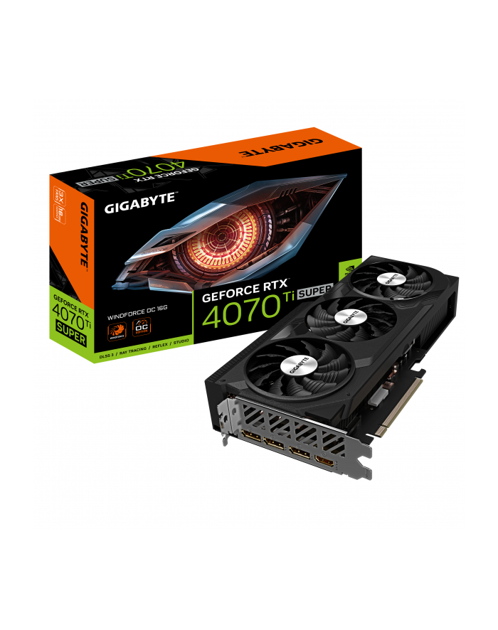 gigabyte Karta graficzna RTX 4070 Ti SUPER WINDFORCE OC 16G GDDR6X 256bit główny