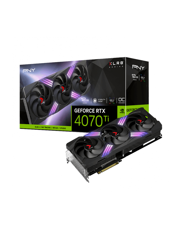 pny Karta graficzna GeForce RTX 4070 Ti SUPER 16GB XLR8 GAMING VERTO główny