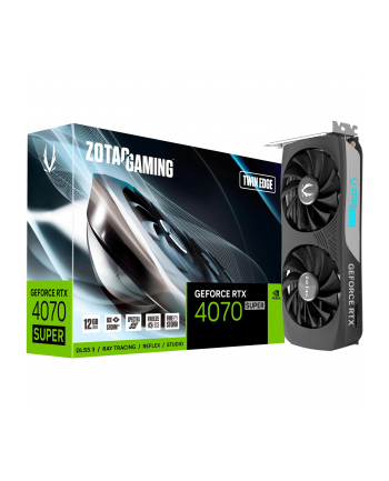 zotac Karta graficzna GeForce RTX 4070 SUPER TWIN EDGE 12GB GDDRX6 192bit 3DP