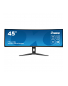 iiyama Monitor 44.5 cala XCB4594DQSN-B1 VA,DQHD,165HZ,USB-C-DOCK,RJ45,32:9,1500R,450cd/m2,3000:1,0.8ms,3xUSB,2xHDMI,1xDP,2x3W,PowerDelivery-90W - nr 82