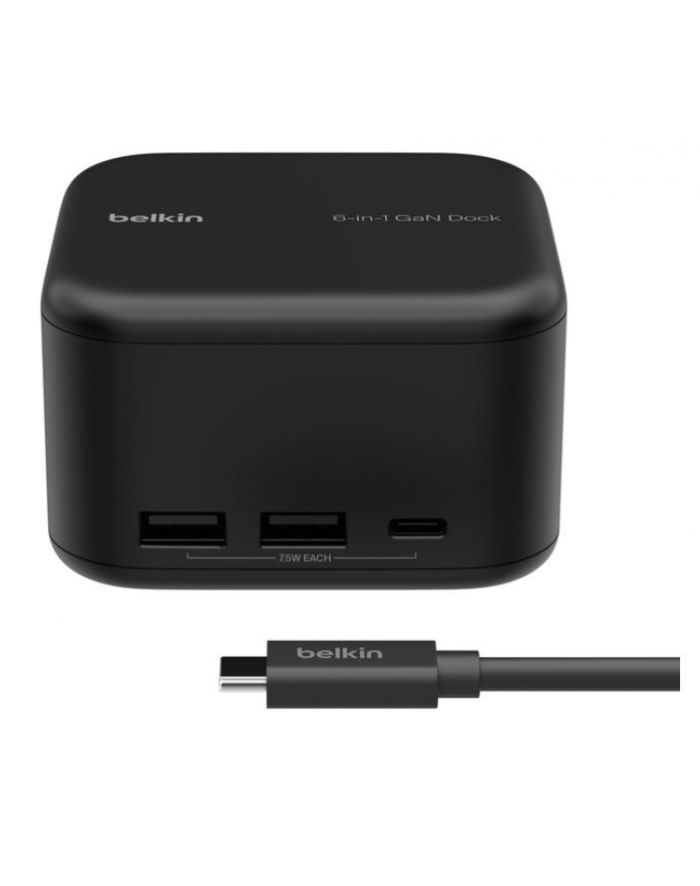 belkin Stacja Dokująca GaN 6w1 USB-A USB-C Eth HDMI PD główny