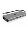 icybox Stacja dokująca IB-DK4061-CPD 12w1,2xHDMI, PD 100W - nr 8