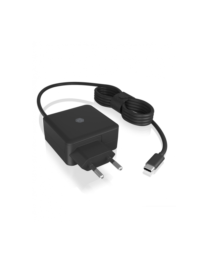 icybox Ładowarka IB-PS111-PD 65 Watt, Type-C , kabel 150cm główny