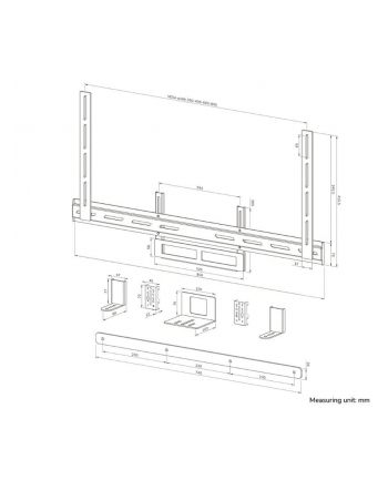 neomounts Uchwyt AV2-500BL