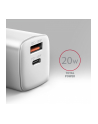 axagon ACU-PQ20W Ładowarka sieciowa 20W QC3.0/AFC/FCP + PD type-C Biała - nr 22
