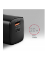 axagon ACU-PQ20 Ładowarka sieciowa 20W, QC3.0/AFC/FCP + PD Czarna - nr 23