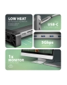 axagon HMC-10HLS Wieloportowy hub USB 5Gbps 4x USB-A, HDMI 4K/60Hz, RJ-45, SD/microSD, PD 100W, 25cm USB-C kabel - nr 26