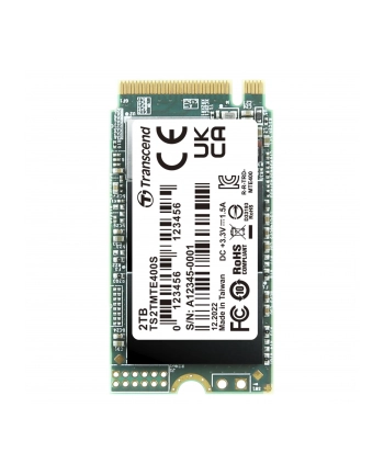 TRANSCEND 2TB M.2 2242 PCIe Gen3x4 NVMe 3D TLC DRAM-less nr 2